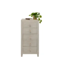 Komoda TRAVERTINO 49 x 110 cm naturalny beżowy