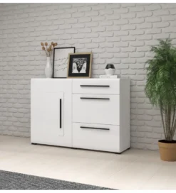 Komoda TULSA 120 cm biała