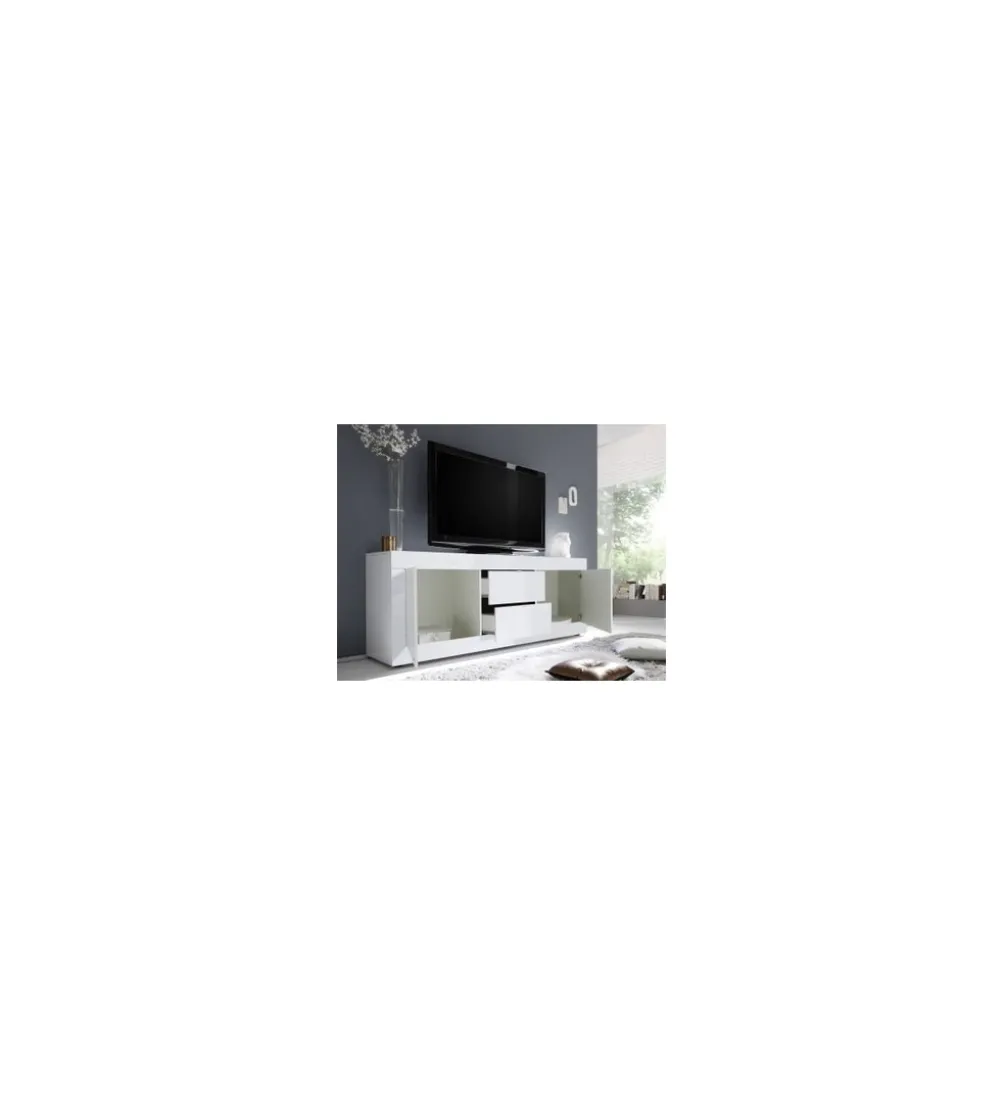 Komoda TV BASIC 210 cm biała