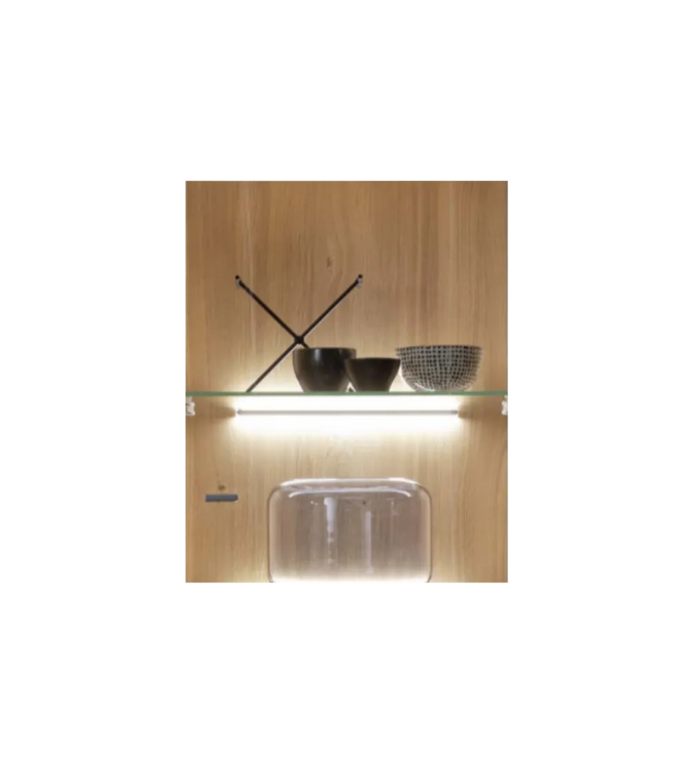Komoda VALENCIA 184 cm antracytowo naturalna