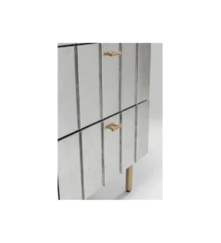 Komoda VENICE LIVE 106 cm srebrna