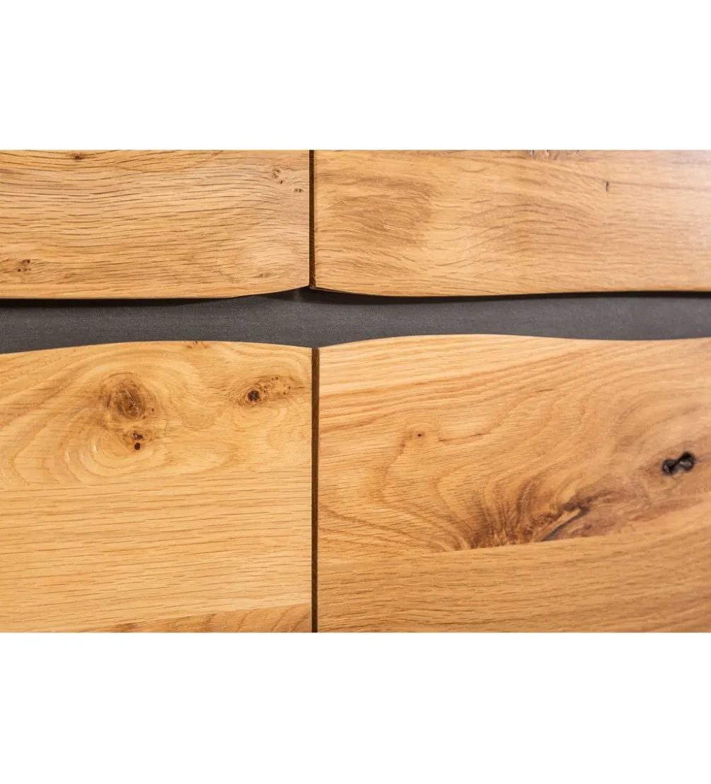 Komoda VIVENTE Living Edge 160 cm drewno dąb dziki