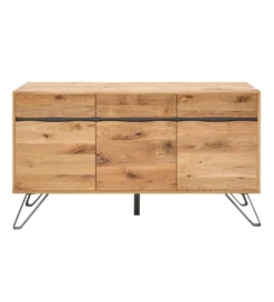 Komoda VIVENTE Living Edge 160 cm drewno dąb dziki