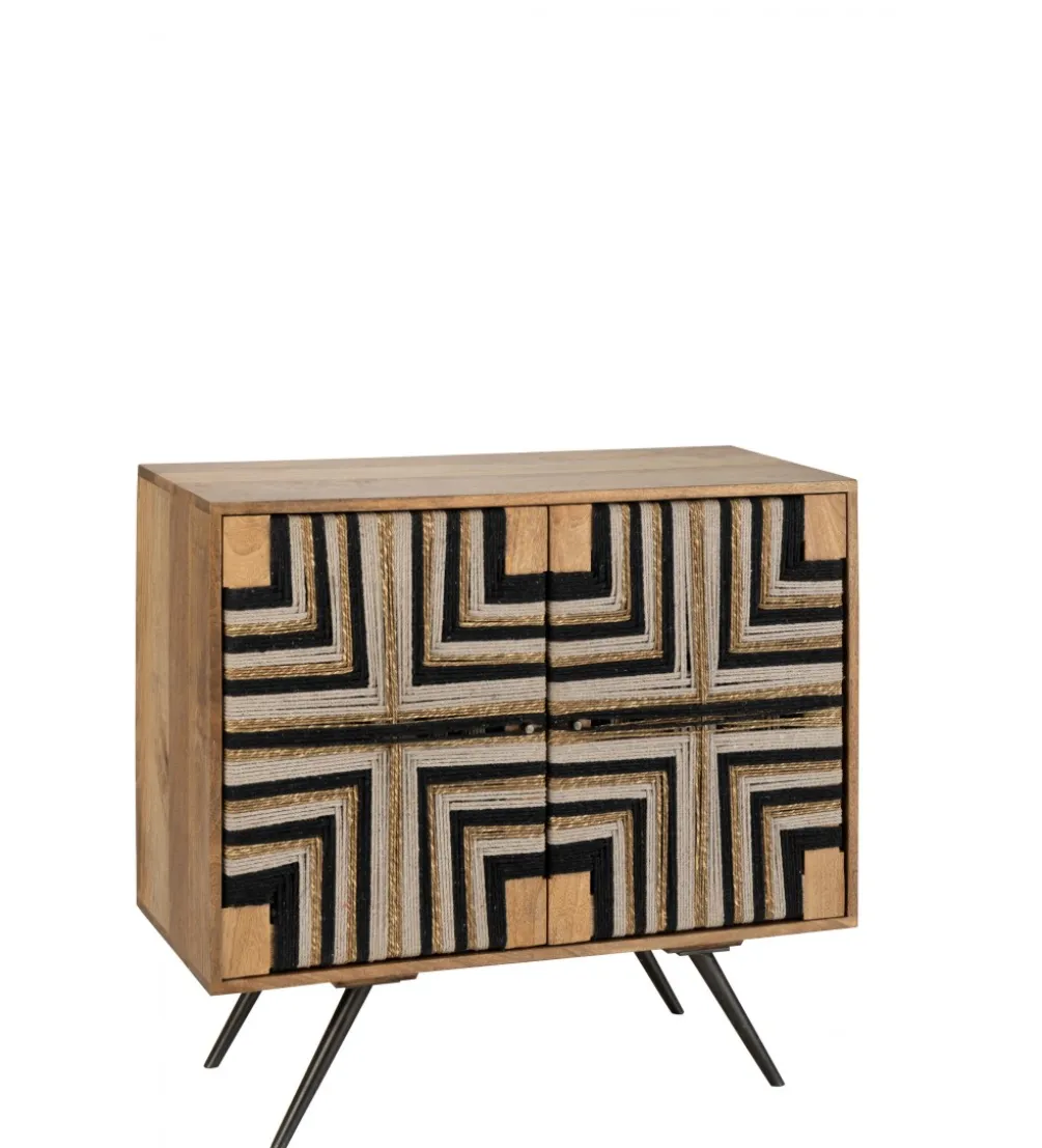 Komoda WEAVED 92 cm naturalna