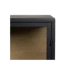 Komoda Witryna NEGRO 150 cm czarna