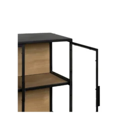 Komoda Witryna NEGRO 150 cm czarna