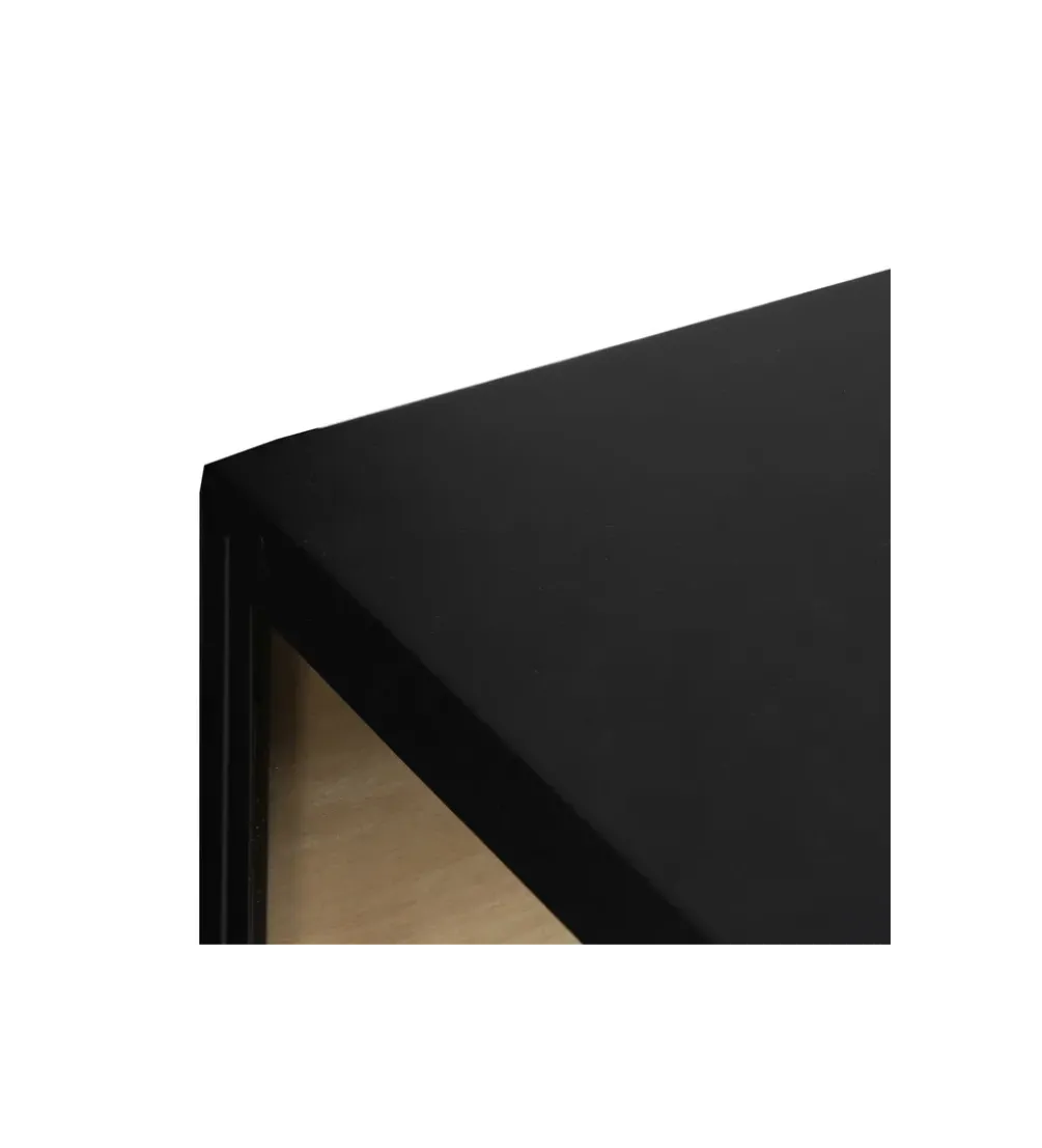Komoda Witryna NEGRO 150 cm czarna