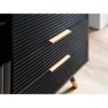 Komoda wysoka GLIMER 77 cm czarna