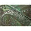 Komoda wysoka HYDRUS Snake 100 cm drewno mango turkusowa Ciemna