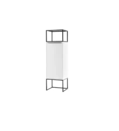 Komoda wysoka LILLE 50 cm biała