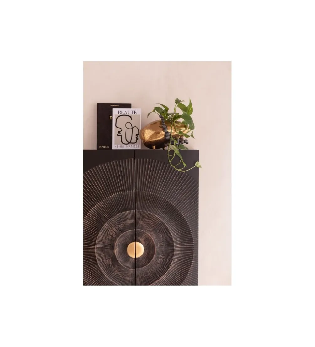 Komoda wysoka Madeira 76 cm Dark