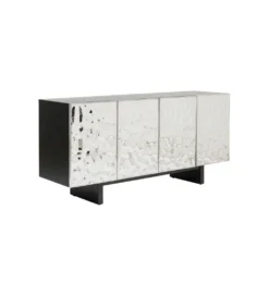 Komoda wysoka NOORK 115 cm drewno mango