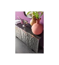 Komoda wysoka NOORK 115 cm drewno mango