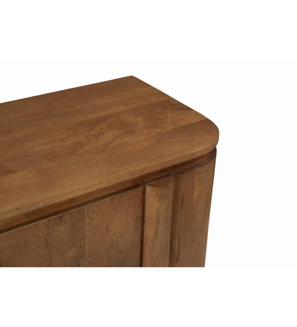 Komoda wysoka SALANO 150 cm drewno mango naturalna