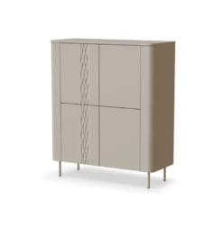 Komoda wysoka TIRANTE 120 cm kaszmir