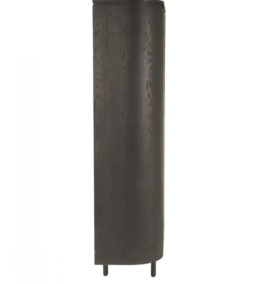 Komoda wysoka TOBAGO 180 cm czarna