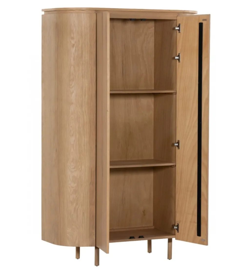 Komoda wysoka TOBAGO 180 cm naturalna