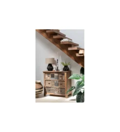 Komoda ZUWENA 100 cm brązowa