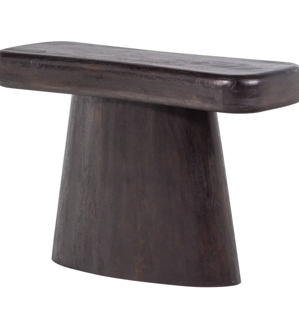 Konsola AMCO 120 cm drewno mango ciemny brąz