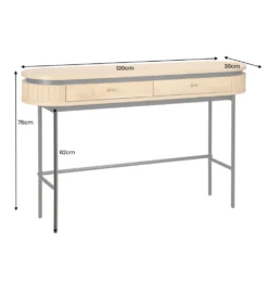 Konsola ATELIER 120 cm w kolorze dębu