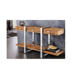 Konsola Barracuda 140 cm drewno teak