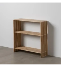 Konsola BELLAMONTE 85 cm drewno teak naturalna