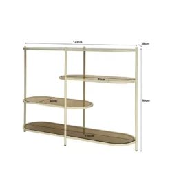 Konsola BRIX JILL 90 cm biała