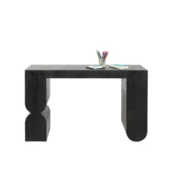 Konsola Curve 120 cm w optyce jesionu czarna