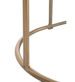 Konsola GLER 121 cm złota