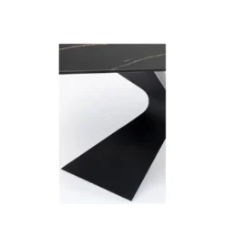 Konsola GLOYRIA 140 cm w optyce czarnego marmuru