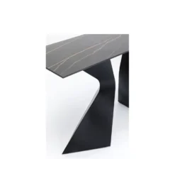 Konsola GLOYRIA 140 cm w optyce czarnego marmuru