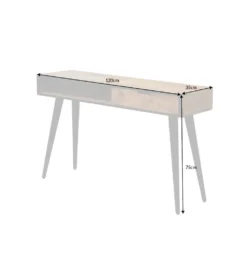 Konsola Industrial 120 cm drewno mango