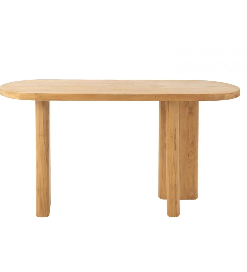 Konsola LEMONE 150 cm drewno teak naturalne
