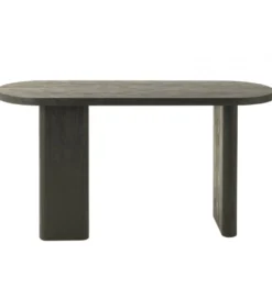 Konsola LEMONE 150 cm drewno teak czarna