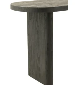 Konsola LEMONE 150 cm drewno teak czarna