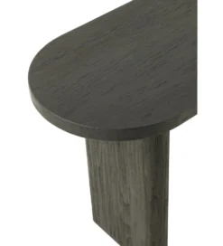 Konsola LEMONE 150 cm drewno teak czarna
