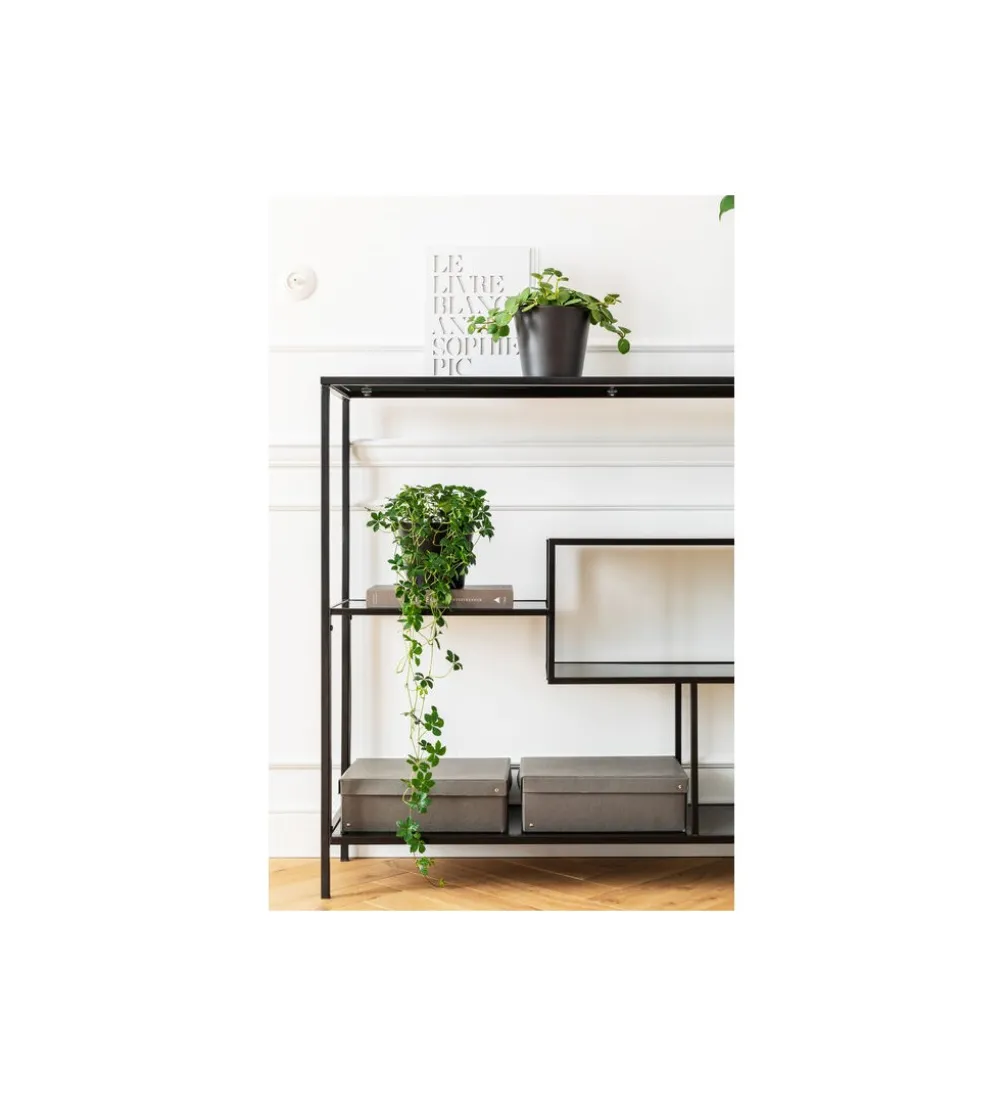 Konsola LOFT 115 x 100 cm czarna