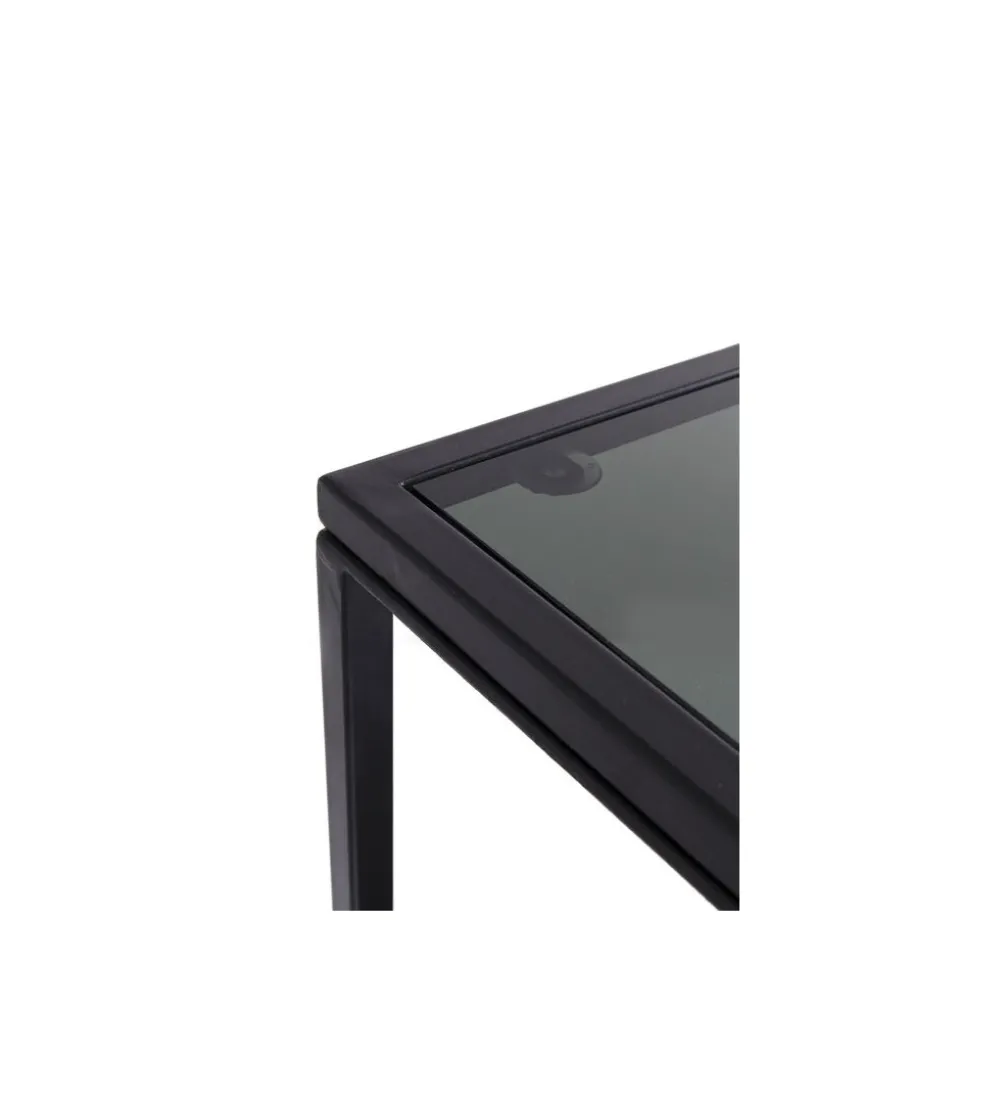 Konsola LOFT 115 x 100 cm czarna