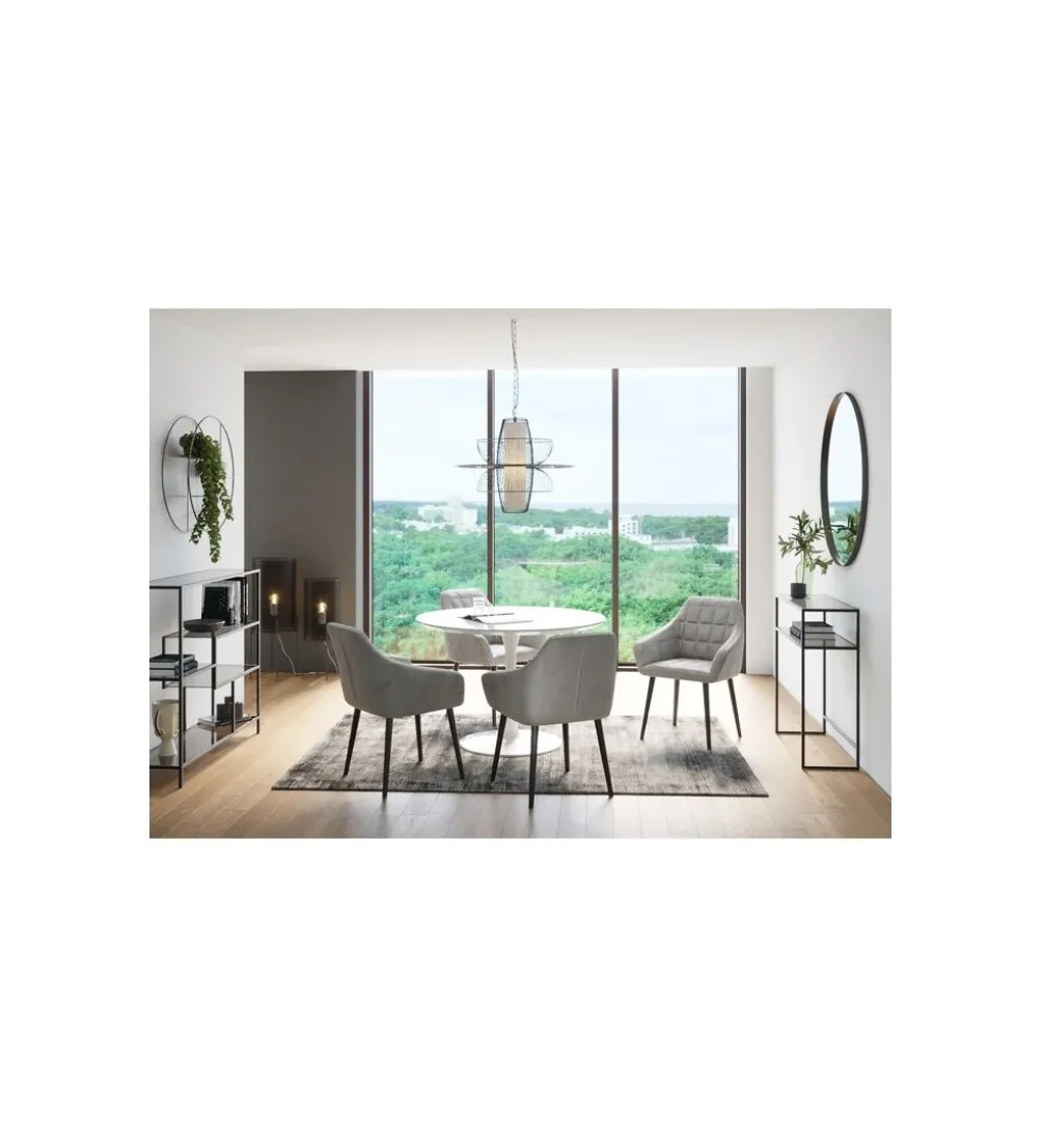 Konsola LOFT 115 x 100 cm czarna