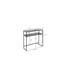 Konsola LOFT 80 x 95 cm greige