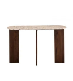 Konsola MATHILDE 140 cm naturalna w optyce marmuru