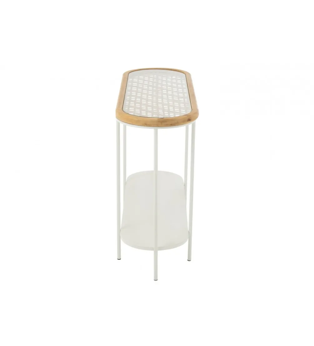 Konsola MATI 120 cm drewno biała