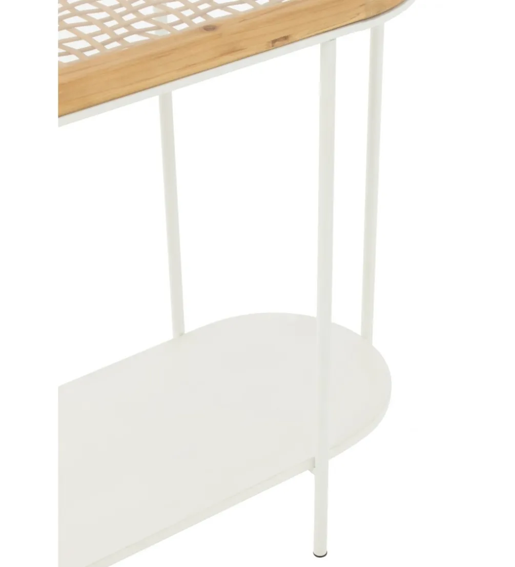 Konsola MATI 120 cm drewno biała