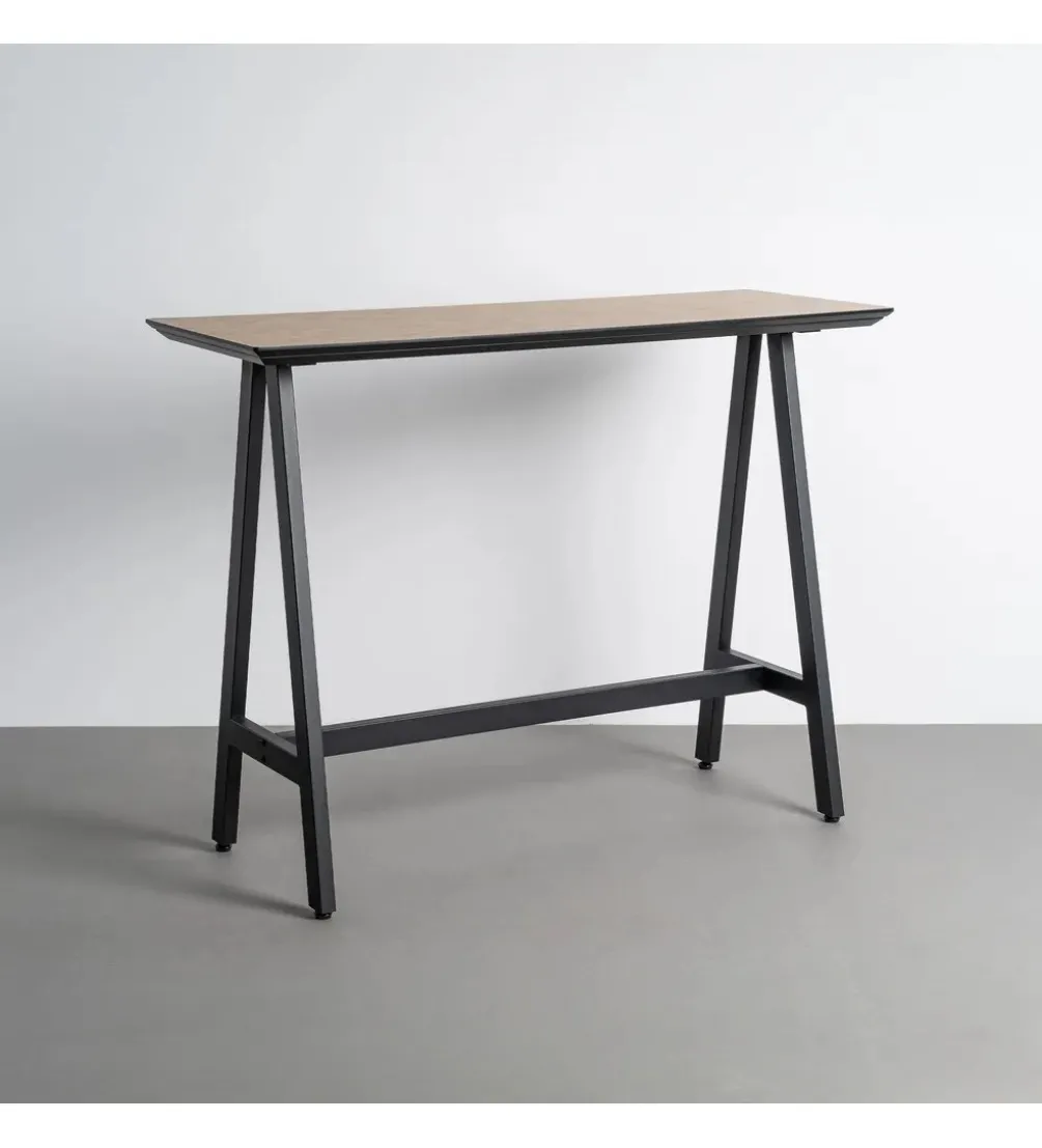 Konsola MESINOY 138 cm brązowa
