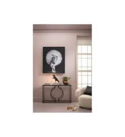 Konsola MIAMI LOFT 120 cm czarna