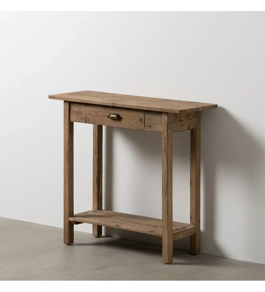 Konsola NATURAL WAY 90 cm drewno jodła