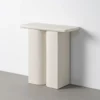 Konsola NERMAN 80 cm biała