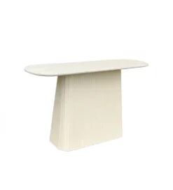 Konsola PATO 140 cm drewno mango biała