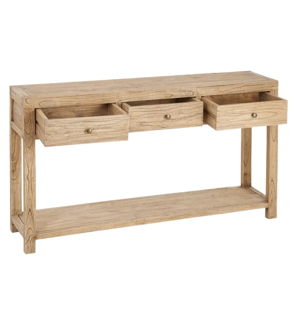 Konsola POVI 150 cm drewno mindi