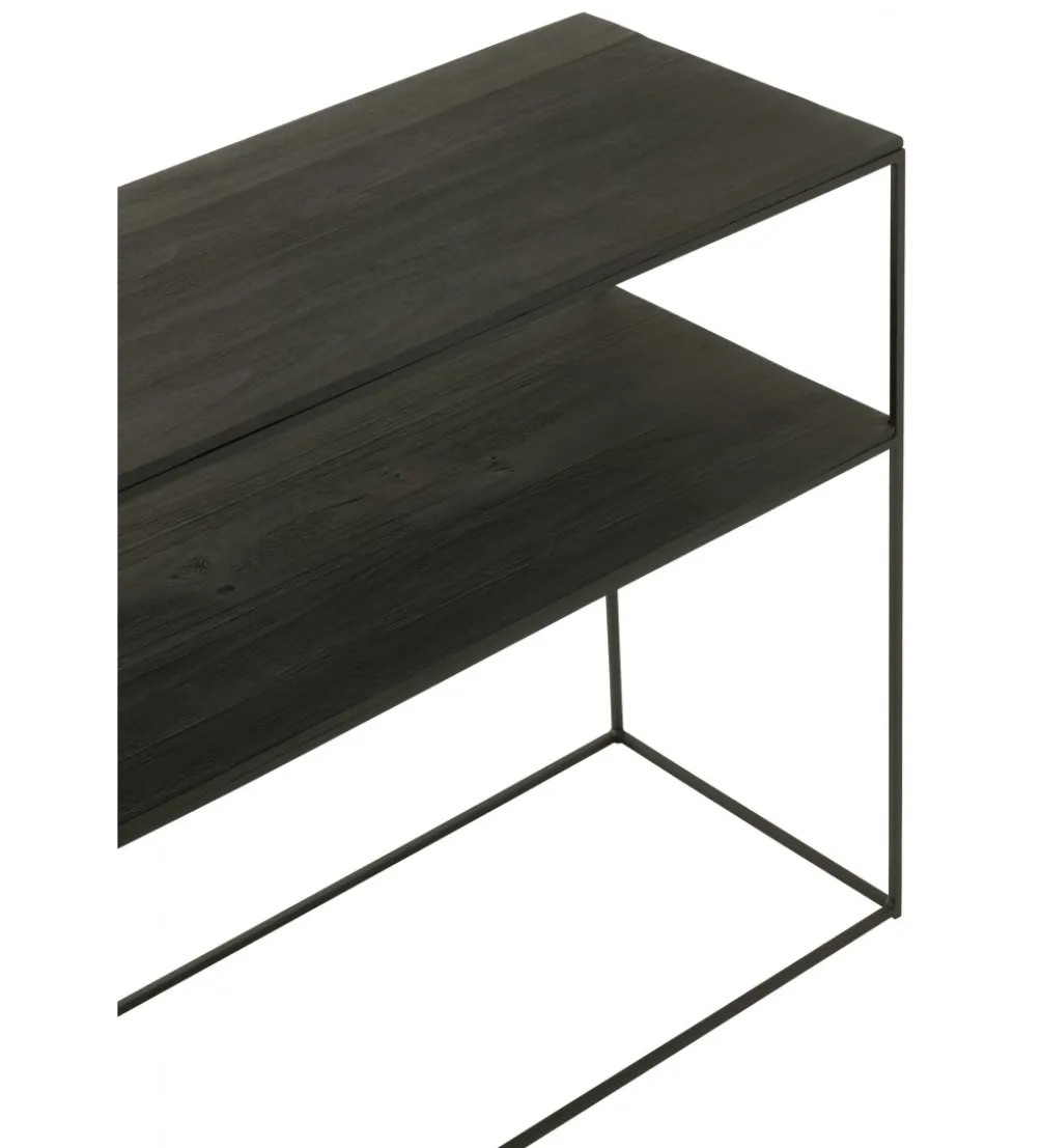 Konsola RECTANGLE 140 cm drewno czarne